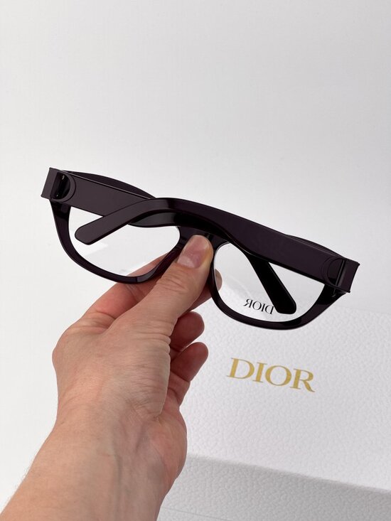 Dior 30MONTAIGNEO B1I Eyeglasses – Shiny Violet Cat Eye Frame 6000 main image 8